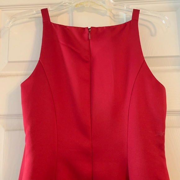 BETSY & ADAM red formal prom dress - Picture 3 of 6